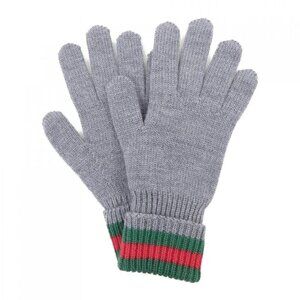 Gucci Glove Gloves Red Gray Green Red